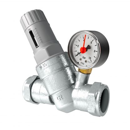 Pressure Reducing Valves with Gauge