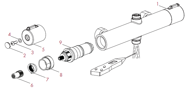 Hiệu chỉnh nhiệt độ vòi sen tắm TR20025CP